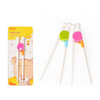 Reusable Plastic Cute Baby Kids Beginners Learn Training Chopsticks Sets Helper for Children