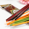 Wholesale Bulk 8 Inch Reusable Colorful Red Clear Plastic Chopsticks for Home Hotel Restaurant Use