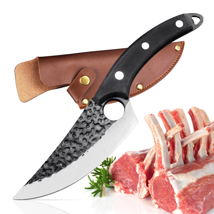 Professional Handmade Steak Boning Knife Stainless Steel Kitchen Knife with Wooden Handle